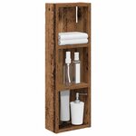 vidaXL Armoire murale de salle de bain Bois ancien 20 x 10 x 60 5 cm