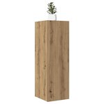 vidaXL Meubles TV 2 Pièces chêne artisanal 30 5x30x90cm bois d'ingénierie