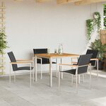 vidaXL Ensemble de salle à manger pour jardin 5 Pièces