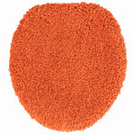 vidaXL Tapis de bain 3 Pièces Orange 50 x 50 cm Polypropylène