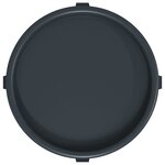 vidaXL Chariots à plantes avec roues 2 Pièces gris diamètre 34 cm 35 kg