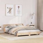 vidaXL Cadre de lit sans matelas 150x200 cm bois de pin massif