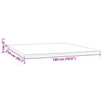 vidaXL Sur-matelas 180x210x5 cm