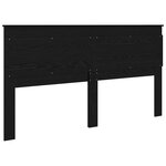 vidaXL Tête de lit Chêne noir 180 cm Bois d'ingénierie