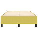 vidaXL Sommier à ressorts de lit Vert 120x200 cm Tissu