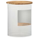 vidaXL Table basse 43x55 cm Bois de manguier solide