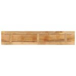 vidaXL Dessus de table rectangulaire bois massif de manguier brut
