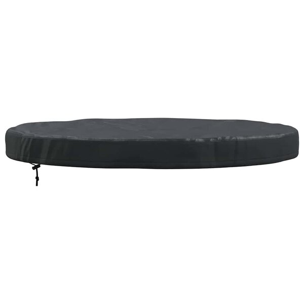 vidaXL Housse de Table Extérieure Noir 92 x 92 x 10 cm Tissu 210D
