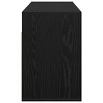 vidaXL Basboard avec tiroir Chêne noir 102 x 32 x 48 5 cm