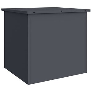 vidaXL Boîte de Rangement Extérieure Anthracite 55 x 50 5 x 50 cm