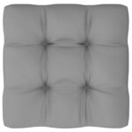 vidaXL Pouf palette de jardin noir bois de pin imprégné