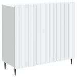 vidaXL Buffet Blanc 89 x 34 5 x 82 cm Bois d'ingénierie