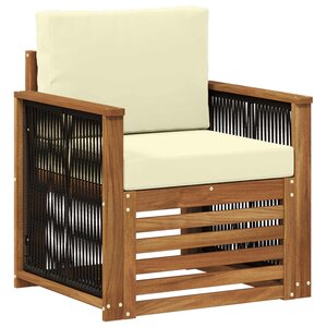 vidaXL Sofa de milieu extérieur Naturel