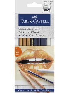 Set d'esquisse Classique, 6 pièces FABER-CASTELL