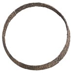 vidaXL Collier de sapin de Noël Noir 75 x 75 x 25 cm Jacinthe d'eau