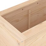 vidaXL Lit surélevé de jardin 119 5x40x78 cm bois de pin massif