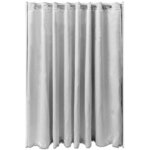 Vidaxl garde-robe avec rideau réglable en largeur 121-168 cm blanc