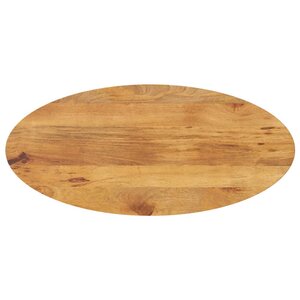 vidaXL Dessus de table 140x50x2 5 cm ovale bois massif de manguier