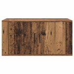 vidaXL Meuble TV mural Bois ancien 80 x 34 5 x 40 cm Bois d'ingénierie