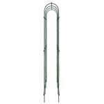 vidaXL Treillis de jardin pour plantes grimpantes 4 Pièces forme en U