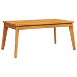 vidaXL Salon de jardin avec coussins 5 Pièces Bois d'acacia solide