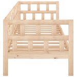 vidaXL Lit de jour Bois massif de pin 90x190 cm