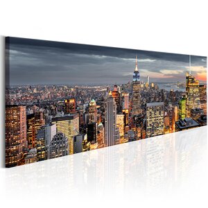Tableau - sleepless in the city l x h en cm 120x40