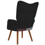 vidaXL Chaise de relaxation Patchwork Tissu