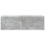 vidaXL Meuble TV mural 98 x 41 x 30 cm Gris béton Bois d'ingénierie