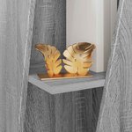 vidaXL Étagère latérale Gris Sonoma 33 x 32 x 70 5 cm