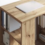 vidaXL Bureau chêne artisanal 90 x 50 x 75 cm Bois d'ingénierie