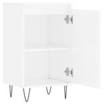 vidaXL Buffets 2 Pièces blanc brillant 40x35x70 cm bois d'ingénierie