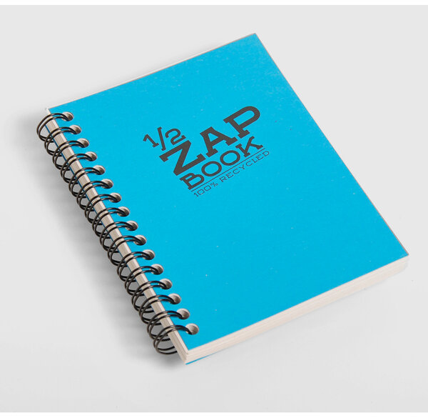 1/2 Zap Book spiralé 80 Feuilles 10 5x14 8 cm 80g CLAIREFONTAINE