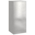 vidaXL Supports de Plantes d'Extérieur Pilier 2 Pièces 24x24x55 cm Acier Inoxydable