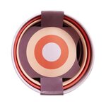 Pots de fleur violet rouge rose violet 15 x 14.8 x hauteur 14 cm - Intérieur 100 recyclé