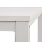 vidaXL Table d'écriture 120x60x75 cm Blanc