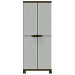vidaXL Armoire en plastique 68x39x171 5 cm Design de rotin