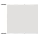 vidaXL Auvent vertical Blanc 60x1000 cm Tissu oxford