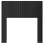 vidaXL Tête de lit Noir PB