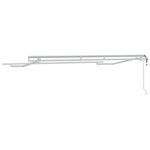 vidaXL Cadre d'auvent électrique rétractable 3 5x2 cm métal