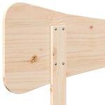 vidaXL Tête de lit 120 cm bois massif de pin