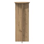 vidaXL Support de Plante 2 pièces Chêne artisanal Ø40 x 100 cm