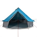 vidaXL Tente familiale tipi 10 personnes bleu imperméable