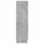 vidaXL Armoire à chaussures gris béton bois d'ingénierie