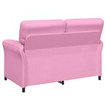 vidaXL Canapé 100  polyester  cadre en métal  MDF  Contreplaqué