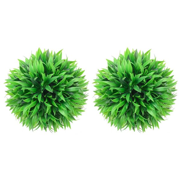 vidaXL Boules de buis artificielles 2 Pièces 20 cm