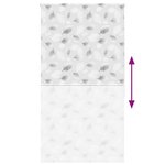 vidaXL Store enrouleur de douche 140x240 cm largeur du tissu 136 cm