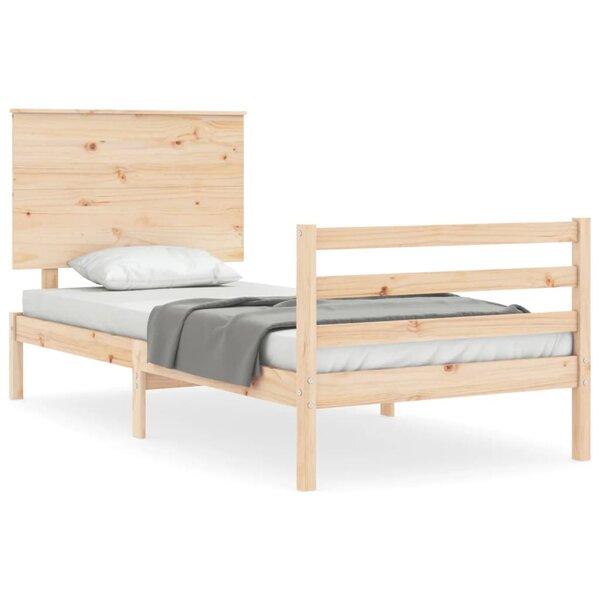 vidaXL Cadre de lit sans matelas bois massif