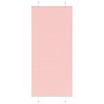 vidaXL Store plissé rose 90x200 cm largeur du tissu 89 4 cm polyester
