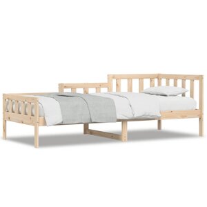 vidaXL Lit de jour sans matelas 90x190 cm bois de pin massif